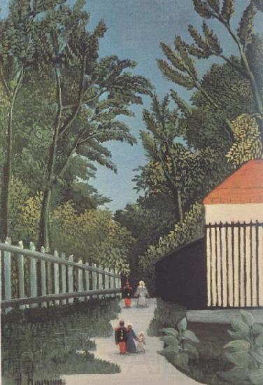 Henri Rousseau View of Montsouris Park